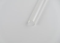 PC / PMMA Customized Extrusion Profiles In Transparent / Milky Color